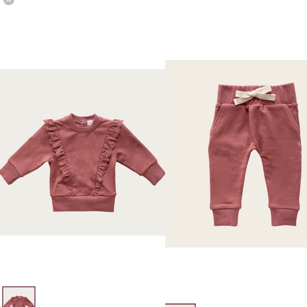 Never worn (but I may have washed it) Jamie Kay Camille sweatshirt and sweats